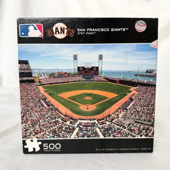 MLB San Francisco Giants AT&T Park Puzzle | 500 Pieces | 19” x 13” | New in Box - Picture 1 of 7